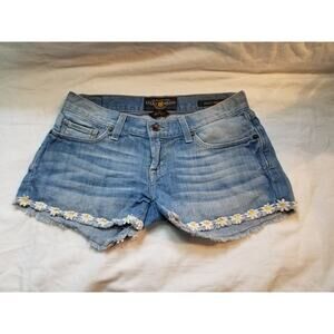 Lucky brand Jean Shorts with daisy‎